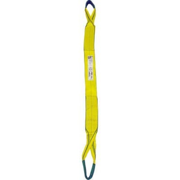 Mazzella Lift America 8' Poly Web Sling Eye & Eye, 5120/6400/12800 Lbs Cap S152020